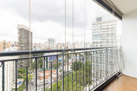 Varanda de apartamento à venda com 1 quarto, 43m² em Moema, São Paulo