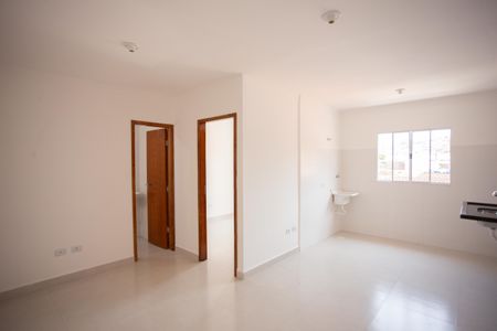 Sala/Cozinha de kitnet/studio para alugar com 1 quarto, 31m² em Carandiru, São Paulo