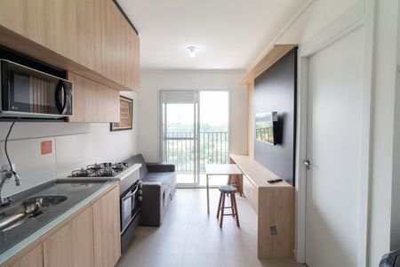 Sala - Cozinha de apartamento para alugar com 1 quarto, 26m² em Vila Butantã, São Paulo