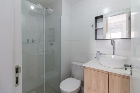 Banheiro de apartamento para alugar com 1 quarto, 26m² em Vila Butantã, São Paulo