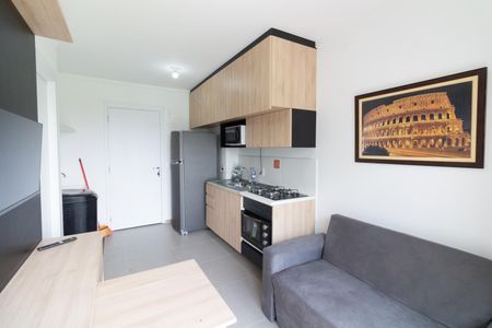 Sala - Cozinha de apartamento para alugar com 1 quarto, 26m² em Vila Butantã, São Paulo