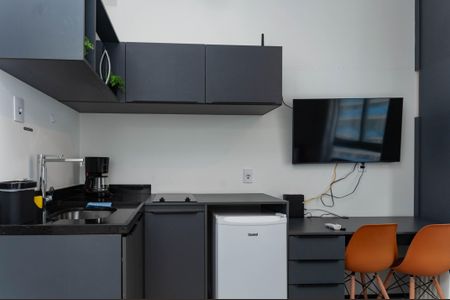 Cozinha Americana de kitnet/studio para alugar com 1 quarto, 18m² em Perdizes, São Paulo
