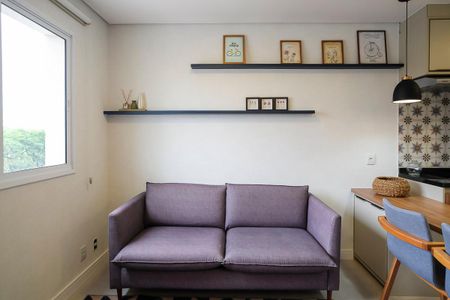 Sala de apartamento para alugar com 1 quarto, 36m² em Rudge Ramos, São Bernardo do Campo