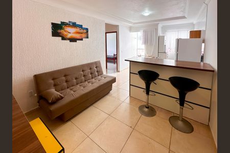 Sala de TV de apartamento para alugar com 2 quartos, 65m² em Ingleses do Rio Vermelho, Florianópolis
