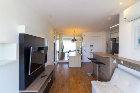 Sala de apartamento para alugar com 1 quarto, 49m² em Campo Belo, São Paulo