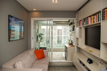 Sala de apartamento à venda com 2 quartos, 62m² em Jardim Caravelas, São Paulo