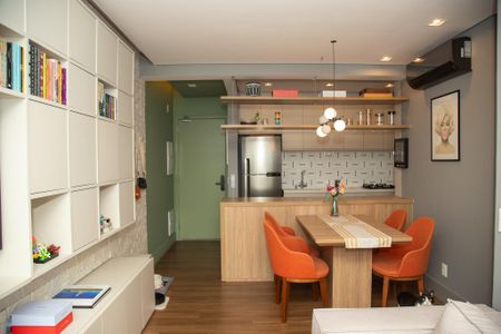 Sala de apartamento à venda com 2 quartos, 62m² em Jardim Caravelas, São Paulo