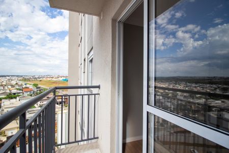 Varanda da Sala  de apartamento para alugar com 2 quartos, 46m² em Jardim Santo Andre Ii, Sorocaba