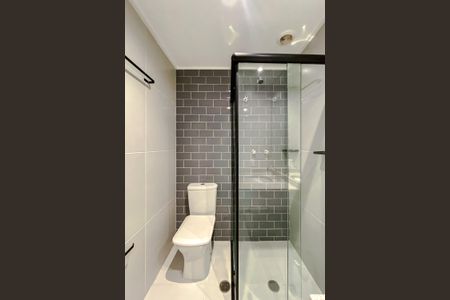 Banheiro de kitnet/studio à venda com 1 quarto, 27m² em Paraíso, São Paulo