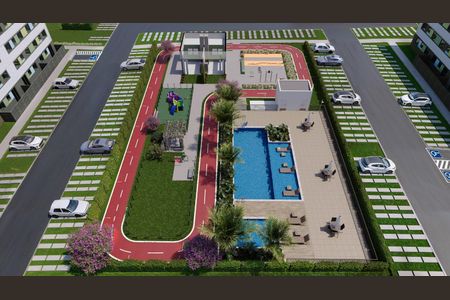 Apartamento à venda com 2 quartos, 41m² em Tres Barras, Contagem