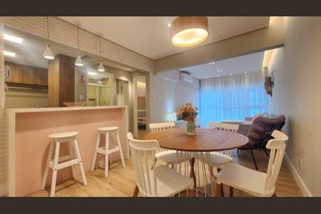 Sala de apartamento para alugar com 1 quarto, 68m² em Boqueirão, Santos