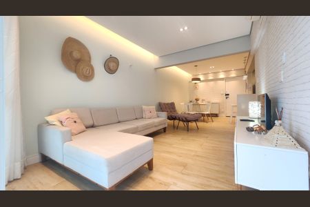 Sala de apartamento para alugar com 1 quarto, 68m² em Boqueirão, Santos