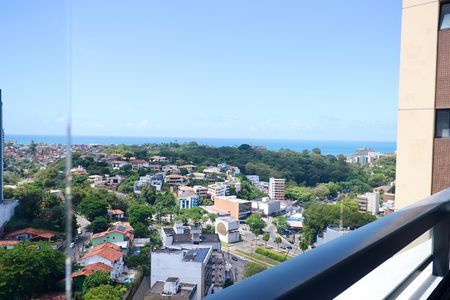Vista da Varanda de apartamento para alugar com 1 quarto, 50m² em Federação, Salvador