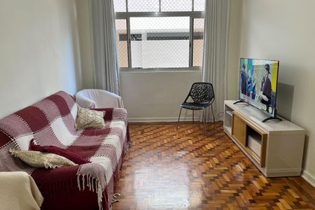 Sala de apartamento para alugar com 3 quartos, 153m² em Gonzaga, Santos