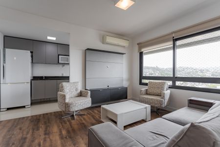 Sala de apartamento para alugar com 1 quarto, 65m² em Partenon, Porto Alegre
