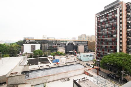 Vista de kitnet/studio à venda com 1 quarto, 24m² em Indianópolis, São Paulo