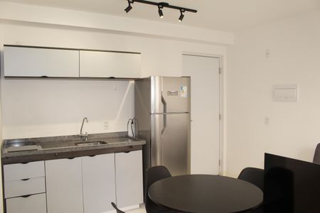 Cozinha de kitnet/studio para alugar com 1 quarto, 25m² em Campos Elíseos, São Paulo
