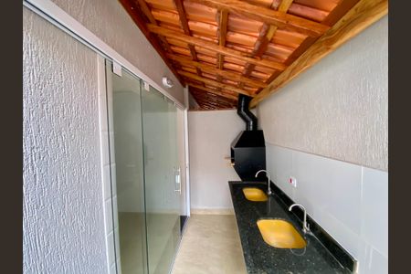 Área de Serviço de casa de condomínio para alugar com 2 quartos, 57m² em Vila Assuncao, Praia Grande