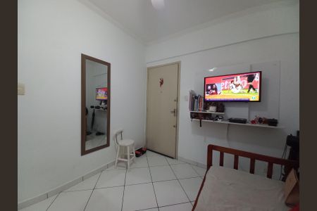 Sala de apartamento para alugar com 1 quarto, 30m² em Centro, São Vicente