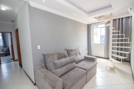 Sala de apartamento à venda com 3 quartos, 157m² em Inconfidentes, Contagem