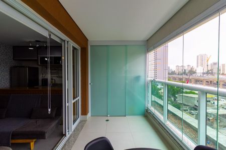 Varanda de apartamento à venda com 1 quarto, 44m² em Campo Belo, São Paulo