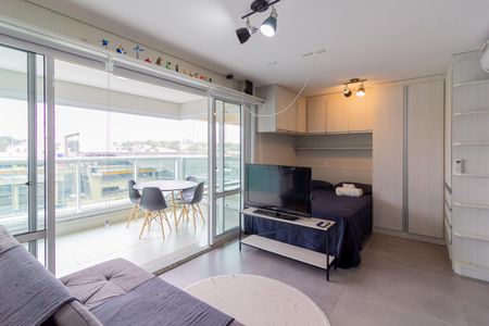 Sala de apartamento à venda com 1 quarto, 44m² em Campo Belo, São Paulo