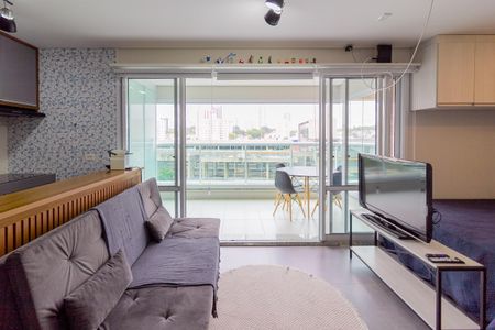 Sala de apartamento à venda com 1 quarto, 44m² em Campo Belo, São Paulo