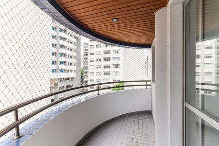 Varanda da Sala de apartamento para alugar com 2 quartos, 53m² em Pacaembu, São Paulo