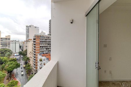 Varanda do Quarto 1 de apartamento para alugar com 2 quartos, 110m² em República, São Paulo