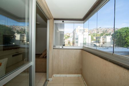 Varanda de apartamento para alugar com 3 quartos, 89m² em Serra, Belo Horizonte