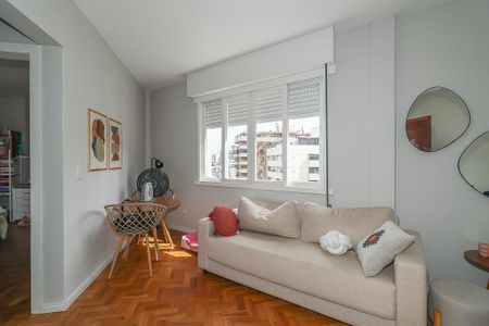 Sala de apartamento à venda com 1 quarto, 46m² em Bom Jesus, Porto Alegre