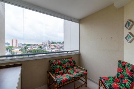 Varanda de apartamento à venda com 2 quartos, 54m² em Vila Guarani (zona Sul), São Paulo