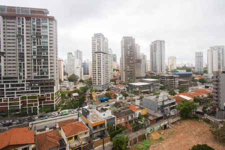 Vista da Varanda de kitnet/studio para alugar com 1 quarto, 25m² em Jardim das Acacias, São Paulo