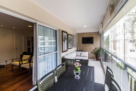 Varanda gourmet de apartamento à venda com 2 quartos, 144m² em Alphaville, Santana de Parnaíba