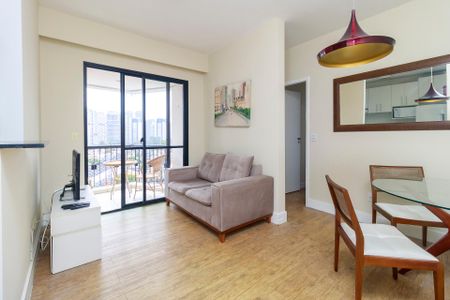 Sala de apartamento à venda com 1 quarto, 40m² em Chácara Santo Antônio (zona Sul), São Paulo