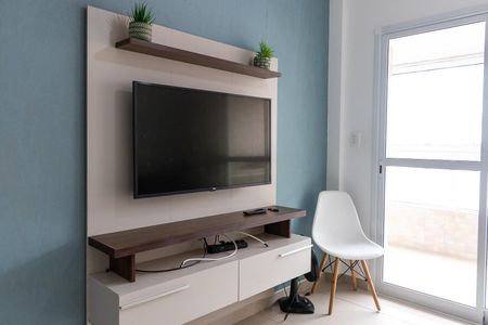 Sala de apartamento para alugar com 1 quarto, 53m² em Guilhermina, Praia Grande