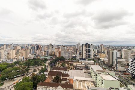 Vista da Varanda  de kitnet/studio para alugar com 1 quarto, 26m² em Centro, Curitiba