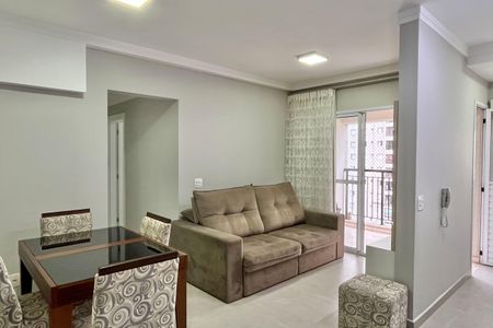 Sala de apartamento para alugar com 2 quartos, 64m² em Marapé, Santos