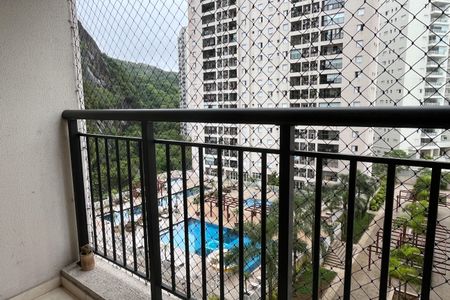 Varanda da Sala de apartamento para alugar com 2 quartos, 64m² em Marapé, Santos