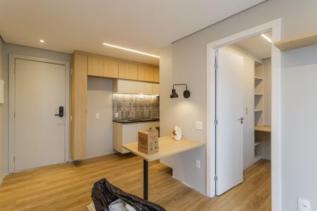 Sala de apartamento para alugar com 1 quarto, 40m² em Vila Olímpia, São Paulo