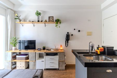 Sala de apartamento à venda com 1 quarto, 35m² em Campos Elíseos, São Paulo