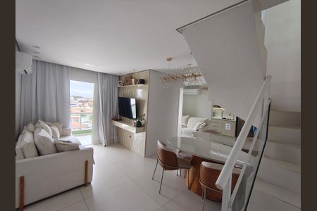 Sala de apartamento à venda com 3 quartos, 138m² em Taquara, Rio de Janeiro