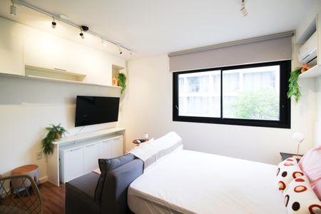 Suíte  de kitnet/studio para alugar com 1 quarto, 25m² em Indianópolis, São Paulo