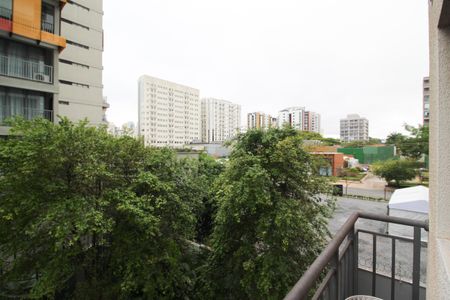 Vista de kitnet/studio para alugar com 1 quarto, 25m² em Indianópolis, São Paulo