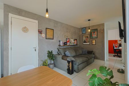 Sala de apartamento para alugar com 2 quartos, 53m² em Santa Helena, Belo Horizonte