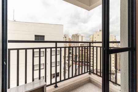 Varanda da Sala 1 de apartamento para alugar com 2 quartos, 42m² em Campos Elíseos, São Paulo
