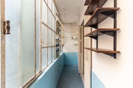 Varanda do Studio de apartamento para alugar com 1 quarto, 35m² em República, São Paulo