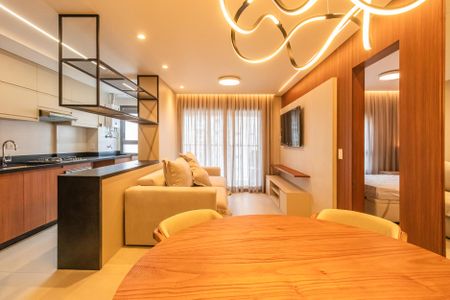 Sala de apartamento para alugar com 1 quarto, 54m² em Alphaville Industrial, Barueri