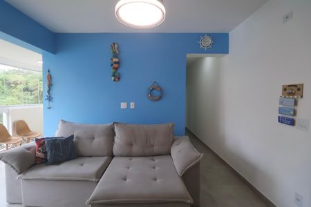 Sala de apartamento para alugar com 2 quartos, 64m² em Vila Alzira, Guarujá