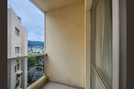 Sacada da Sala de apartamento para alugar com 1 quarto, 86m² em Embaré, Santos